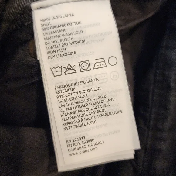 NWT Prana 38×36 Feener slim straight black jeans - Picture 15 of 16